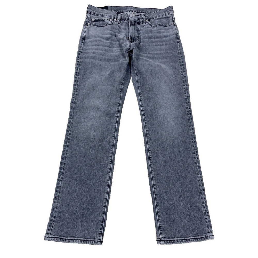 Abercrombie & Fitch Jeans Men 29x30 Straight Leg Black Stretch Denim Faded Adult